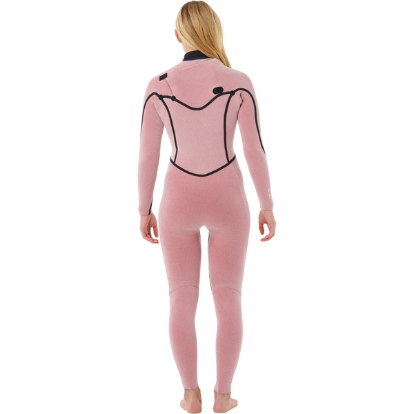 2026 Rip Curl Kvinder Flashbomb 4/3mm Chest Zip Våddragt 16IWFS -.. Black
